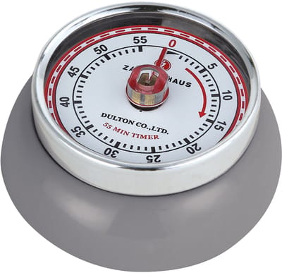 Zassenhaus Timer Speed kookwekker - Cool Grey