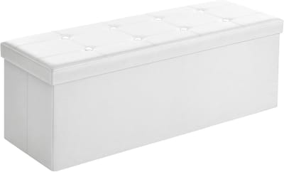 Lexorion Relax - Zitbank met Opbergruimte - Wit - 100 Liter - 98 x 38 x 38 cm