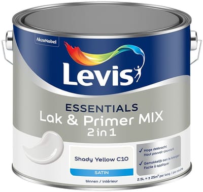 Levis - Essentials Lak & Primer Mix - Shady Yellow C10 - Mengverf - 2,5 L