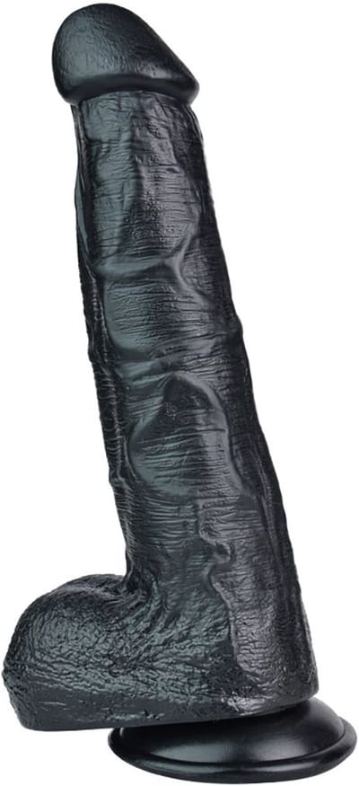 Kiotos Cox Mega Dildo Nr. 7 - 27 x 5.5 cm - Zwart