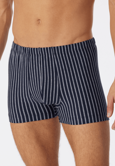 SCHIESSER 95/5 boxer (1-pack) - heren short biologisch katoen gestreept meerkleurig