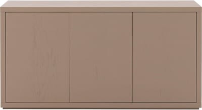 Goossens Dressoir Barcelona, 3 Deuren - Hout Grijs