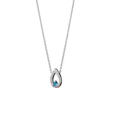 Orphelia 'Kiana' Dames 925 Sterling Zilveren Ketting - Zilver ZK-7487
