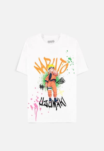 Naruto - Uzumaki Heren T-shirt - XS - Wit