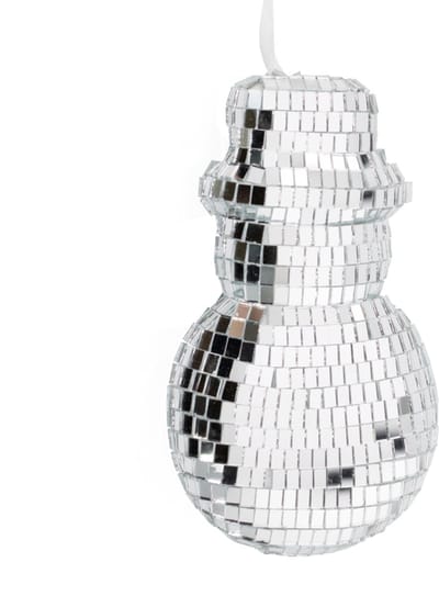 HomeBound by KY | Kersthanger Disco Sneeuwpop zilver | kersthanger | feestdecoratie | disco sneeuwpop