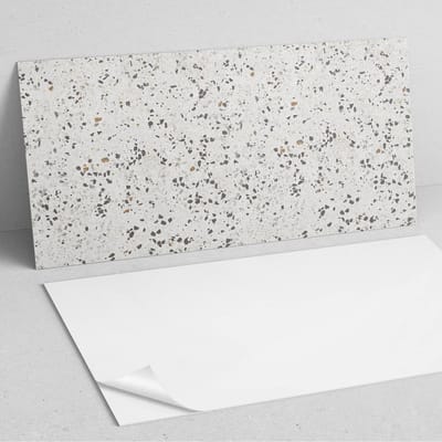 Coloray Wandpanelen Zelfklevend - Patroon met kleine steentjes PVC Wandpaneel - 100 cm x 50 cm - Grijs Wandbekleding Zelfklevend - 1 stuk - Texturen Wandpanelen Zelfklevend - Keuken Wandpanelen - Wandpanelen Badkamer