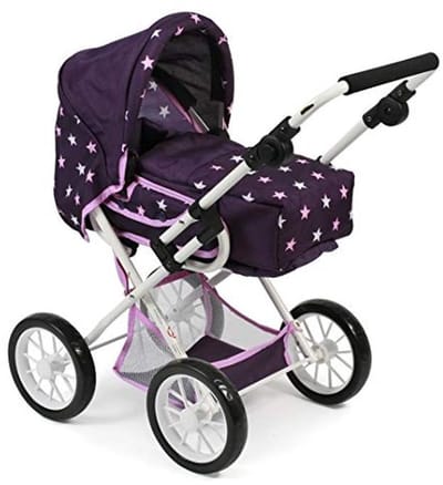 Combi-poppenwagen Leni - Meerdere kleuren - 64 x 37 x 68 cm