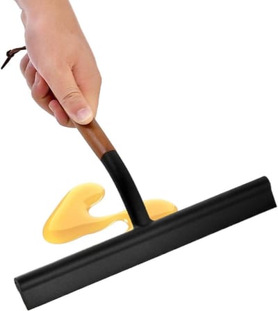 Douchewisser voor glas, reinigingsschraper voor glasoppervlakken, siliconen trekker voor de badkamer, voor keuken, douche, thuis, badkamer, werkblad, spiegel, deur en vloer