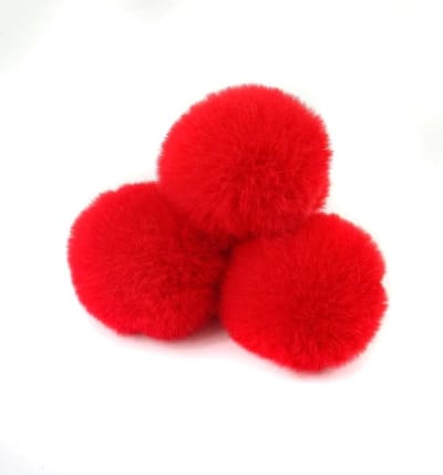 Set van 10 Pompoms van 8 cm voor Creatieve Projecten, Neppels, Pluche Ballen voor DIY, Haaraccessoires, Bruiloften, Verjaardagen en Kerstdecoraties