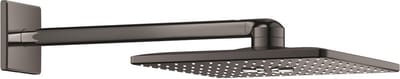 GROHE Rainshower hoofddouche+arm vierkant hard graphite
