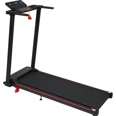 Tapis de course d'intérieur avec inclinaison de 8 %, vitesse de 1 à 12 km/h et capacité de poids de 120 kg, 3,0 CV noir