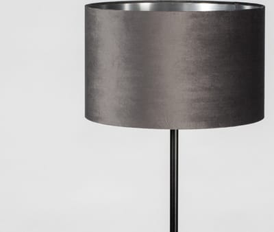 Lumidora Vloerlamp 30968 - REGINA - E27 - Zwart - Grijs - Zilver -oud zilver - Metaal - ⌀ 40 cm