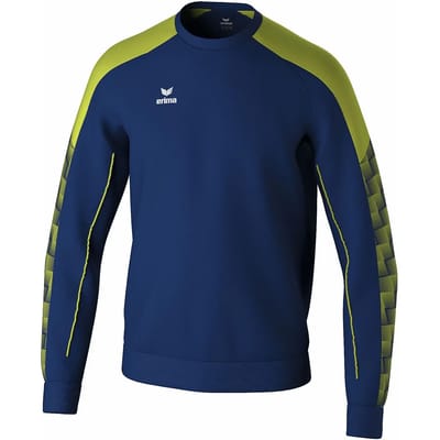 Erima Evo Star Sweatshirt Kinderen - Marine / Lime | Maat: 116