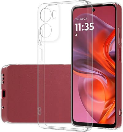 Coverup Hoesje - Geschikt voor Motorola Moto G05 / E15 Hoesje - Coverup TPU Back Cover - Transparant