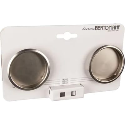 Bertomani Meubelknop - Aluminium Vernikkeld - 62mm - Set Van 2
