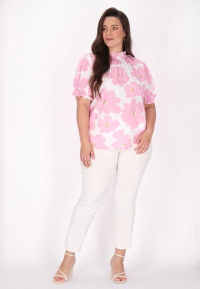 IZIA Grote maat blouse Dames paars