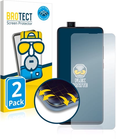 BROTECT - Screenprotector voor Xiaomi Mi 9T Pro - Folie Beschermfolie matte volledig dekking 2 Stuks