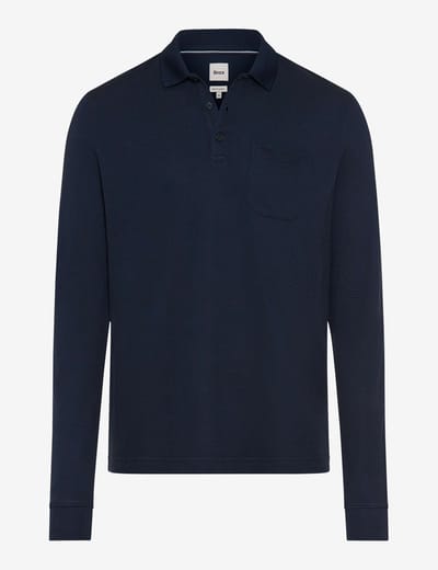 Brax Heren Poloshirt  Style PHARELL navy, donkerblauw, maat XS