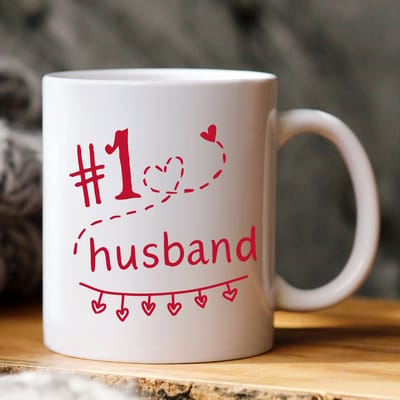 B1# Husband mok - Valentijn cadeautje voor hem - Valentijn cadeautje voor haar - Valentijnsdag - Verjaardag cadeau - Cadeau voor man - Cadeau voor vrouw - Grappige cadeaus - Mokken - Theeglazen - Koffiebeker
