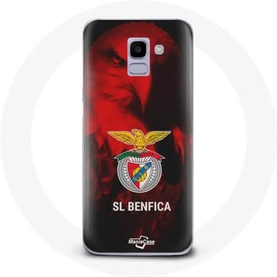 Coque - maniacase - Samsung Galaxy J6 2018 - Noir - Souple - Motif aigle noir