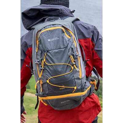 Mountain Warehouse Pace 30L rugzak (Grijs/Oranje)