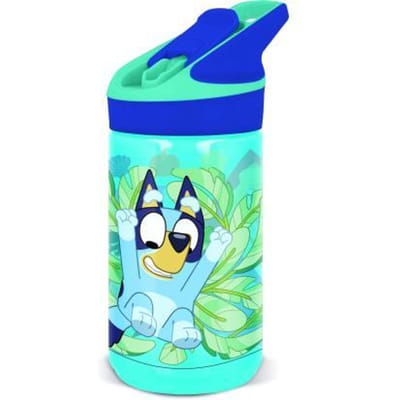 Bluey Tritan Premium Drinkfles - 480 ml – Sluit goed af – Drinkfles voor kinderen – Blauw