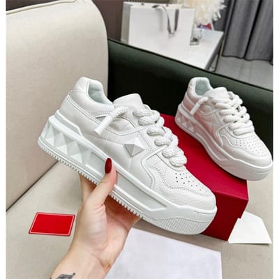 Trendy Heren Roze Skateschoenen Luxe Designer Innoveren Heren Platform Casual Schoenen Mode Heren Sneaker Kleine Witte Schoenen Man 39 wit