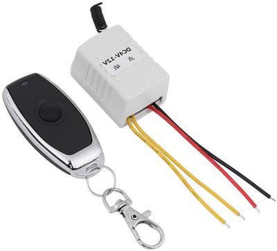 Draadloze afstandsbediening schakelaar voor relaisbesturing, geschikt voor automatische deuren en ramen, DC 4V tot 12V