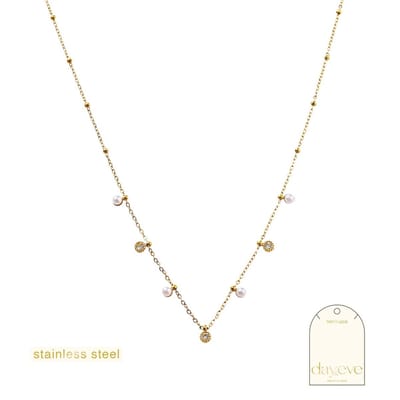 Go Dutch Label Collier Pearls & Stones Goud