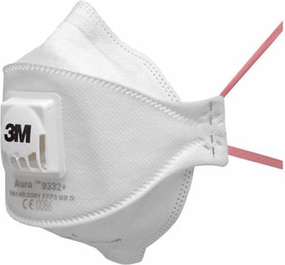 3M - Aura™ 9332+ FFP3 Stofmasker + ventiel