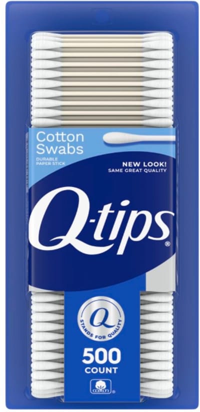 Q-tips Wattenstaafjes Original 100% Katoen – Hygiëne & Beauty – Extra Voordeelpack 500 STUKS