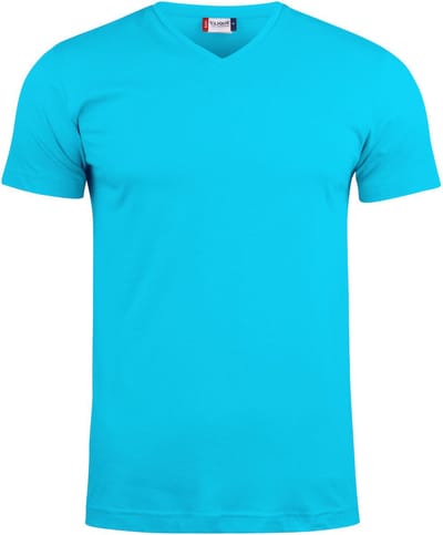 Clique Basic-T V-neck 029035 - Turquoise - XS