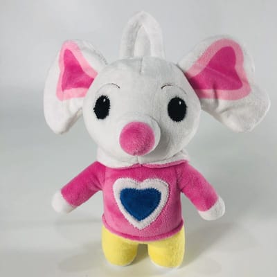 Nouveaux Jouets en Peluche Chip et Patate Poupée Animal en Peluche Dessin Animé Carlin Chien et Souris Jouet en Peluche Pour Cadeau d'Anniversaire de Noël pink