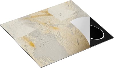 Chefcare Inductie Beschermer Abstracte Kunst van een Cementen Muur - 60x50 cm - Afdekplaat Inductie - Kookplaat Beschermer - Inductie Mat