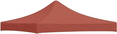 Partytent Dak - Tent Canopy - Feest Bescherming - Waterdicht Oxford Weefsel - 3x3 Meter - Terracotta Rood