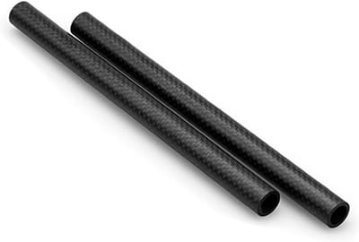 15mm Carbon Fiber Stangen van 20cm voor Rod Clamp, Matte Box en Follow Focus Accessoires