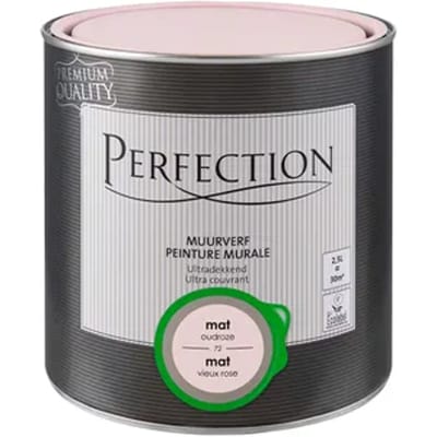 Perfection Ultradekkend Muurverf - Mat - Oudroze - 2,5l