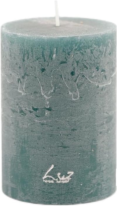 Rasteli Luz Your Senses Stomp Kaars Groen-Atlantic Deep D 7 cm H 10 cm Voordeelaanbod Per 2 Stuks