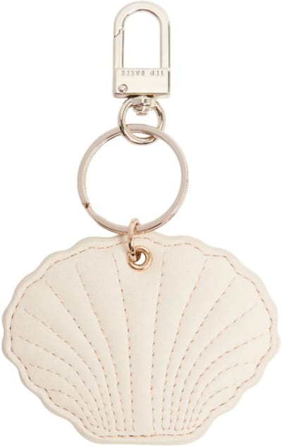 Ted Baker sleutelhanger Shellbi Club Ted Padded Shell Keyring Ivory crème