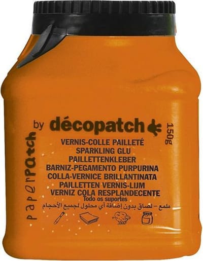 Paperpatch lijm & vernis glitters 150 gram