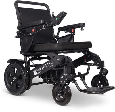 COMFYGO 440 HD Plus Heavy-Duty Opvouwbare Elektrische Rolstoel, 12Ah Li-ion, tot 18km bereik (Bariatrisch Ontwerp)