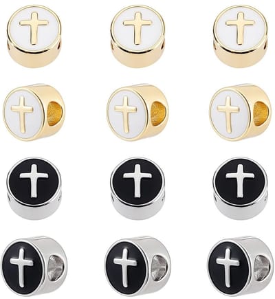 Dailygoods - 12 Stuks 18K Vergulde Messing Kralen voor Sieraden Ambachten
