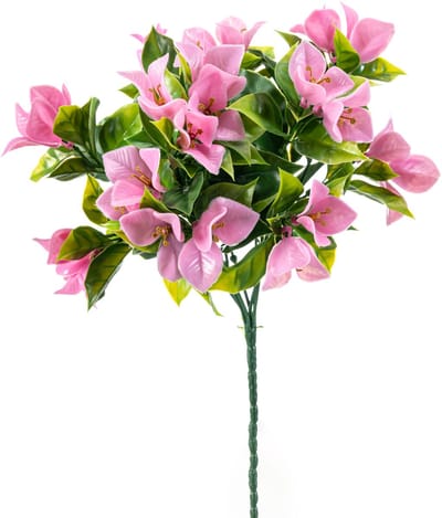 Emerald - Kunstplant Bougainvillea UV 30cm roze - Kunstplant voor binnen