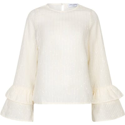 Lofty Manner T-shirt Top Pia Rf50 193 Creme Dames Maat - M