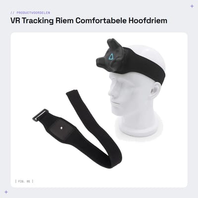 Dailygoods- VR Tracking Riem - Verstelbare Houder - Multifunctionele Riem - Comfortabele Pasvorm - Rekbare Stof - Veilig en Betrouwbaar - Vr Hoofdband