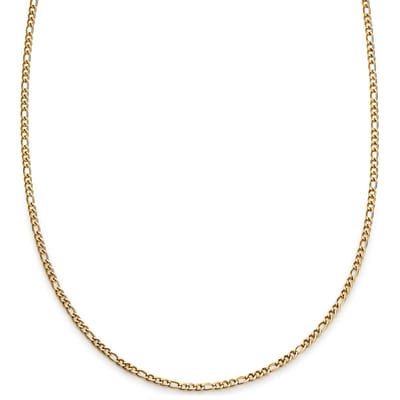 Essentials | 2 mm Goudkleurige Ketting met Figaro Schakels