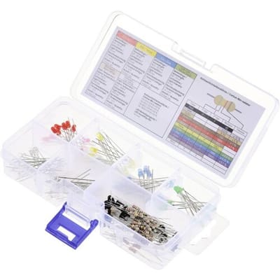 TRU COMPONENTS Bedrade LED Rood, Geel, Blauw, Geel-groen, Warm-wit, Koud-wit Rond 3 mm 55 mcd, 330 mcd, 420 mcd, 2500 mcd, 14400 mcd 30 ° 20 mA 1.8 V,