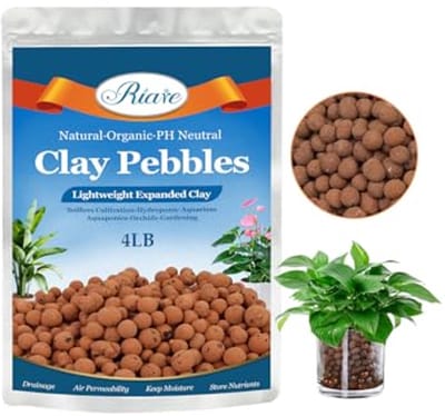 Organische Uitgebreide Kleikorrels voor Planten - Lichte Hydrocultuur Klei Kiezels (5L)