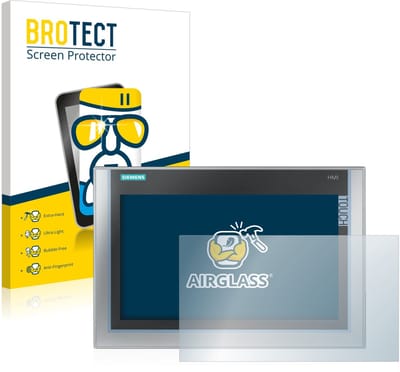 Screenprotector voor Siemens Simatic HMI TP 1200 Comfort Inox Beschermglas transparant