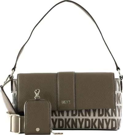 DKNY Schoudertas Handtas Chriselle Flap Demi Bag Chino / Truffle Taupe